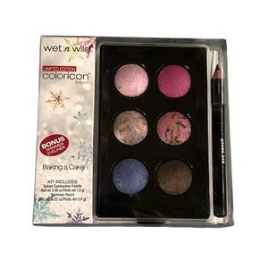 Wet n Wild Baking A Cake Limited Edition ColorIcon Eye Kit Baked Eyeshadow NWT